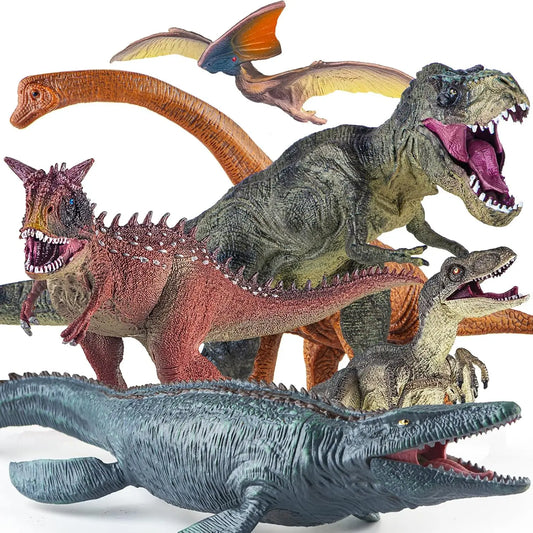 6PCS Dinosaur Toys Set, Realistic-Looking Dino Action Figures, Education Toy Christmas Gift for Boys Girls Children Kids