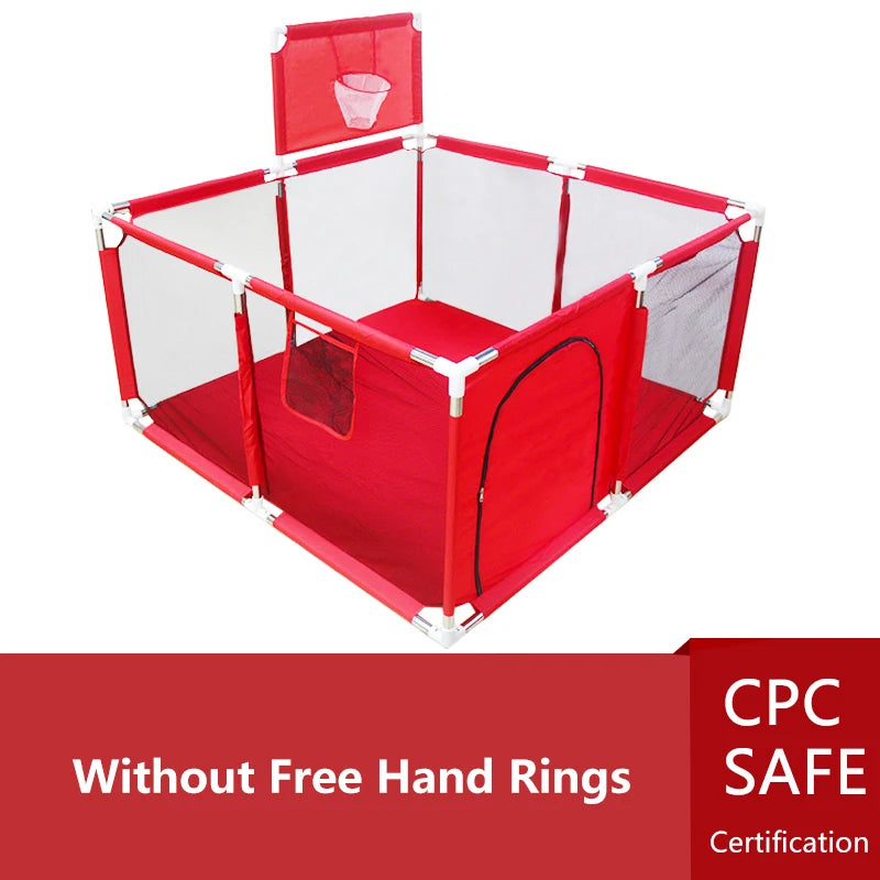 IMBABY Baby Playpen Indoor Baby Playground Park for Baby Corralito Basketball Baby Activity Gym Outdoor Play Groundbox Dry Pool