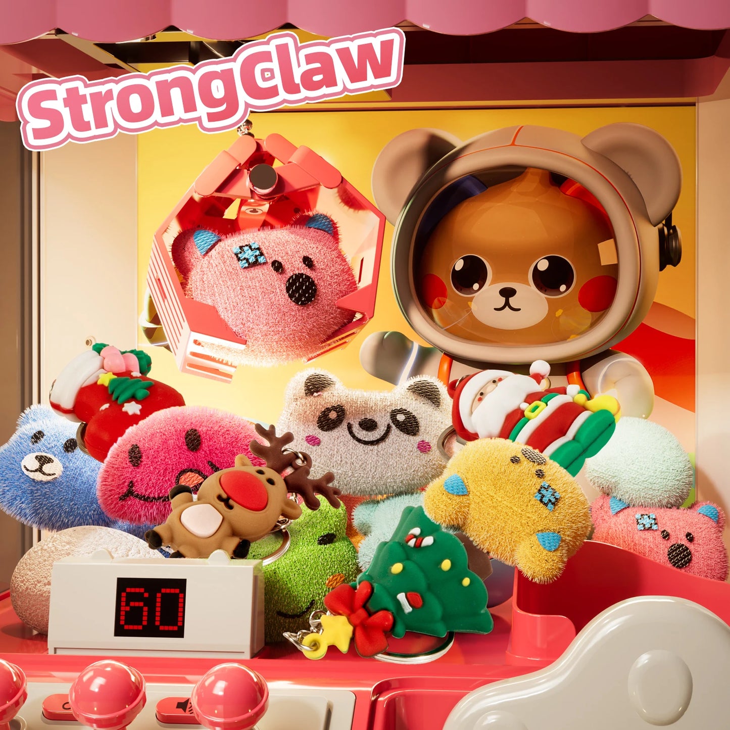 Doll Machine Claw Doll Machine Toys Kids Coin Play Game Mini Clip Doll Toys Machines Interactive Operated Birthday Gift Children