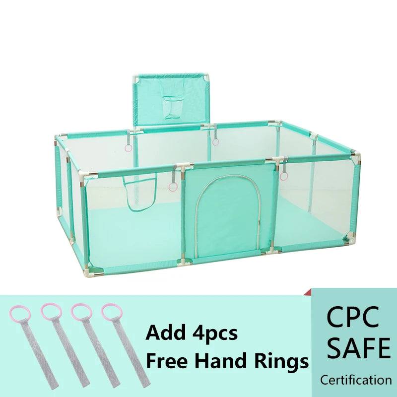 IMBABY Baby Playpen Indoor Baby Playground Park for Baby Corralito Basketball Baby Activity Gym Outdoor Play Groundbox Dry Pool