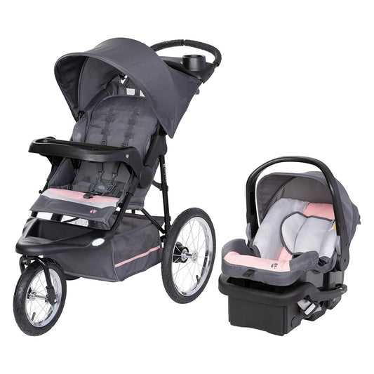 Expedition® Jogger Travel System with EZ-Lift™ Infant Car Seat, Dash Pink
