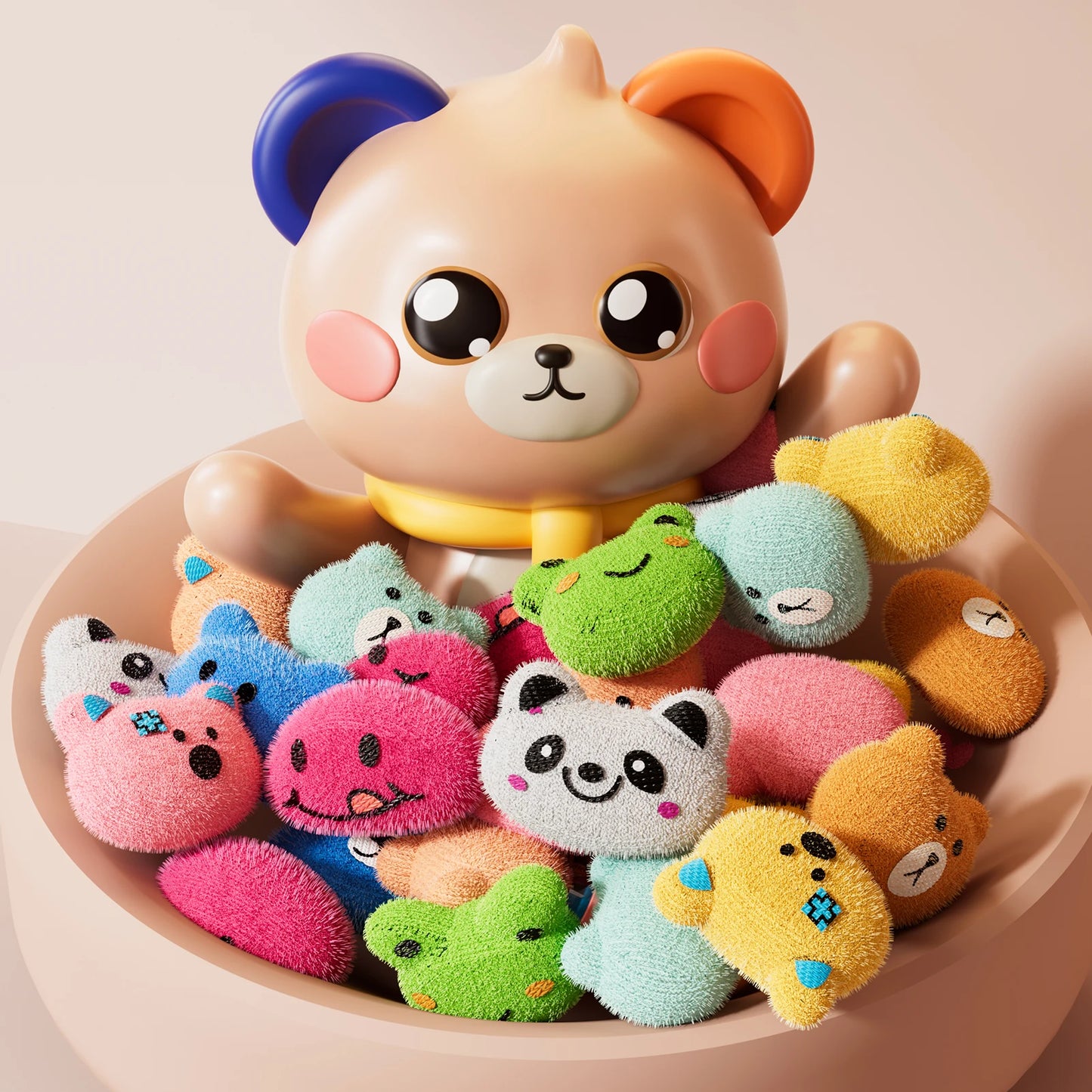 Doll Machine Claw Doll Machine Toys Kids Coin Play Game Mini Clip Doll Toys Machines Interactive Operated Birthday Gift Children