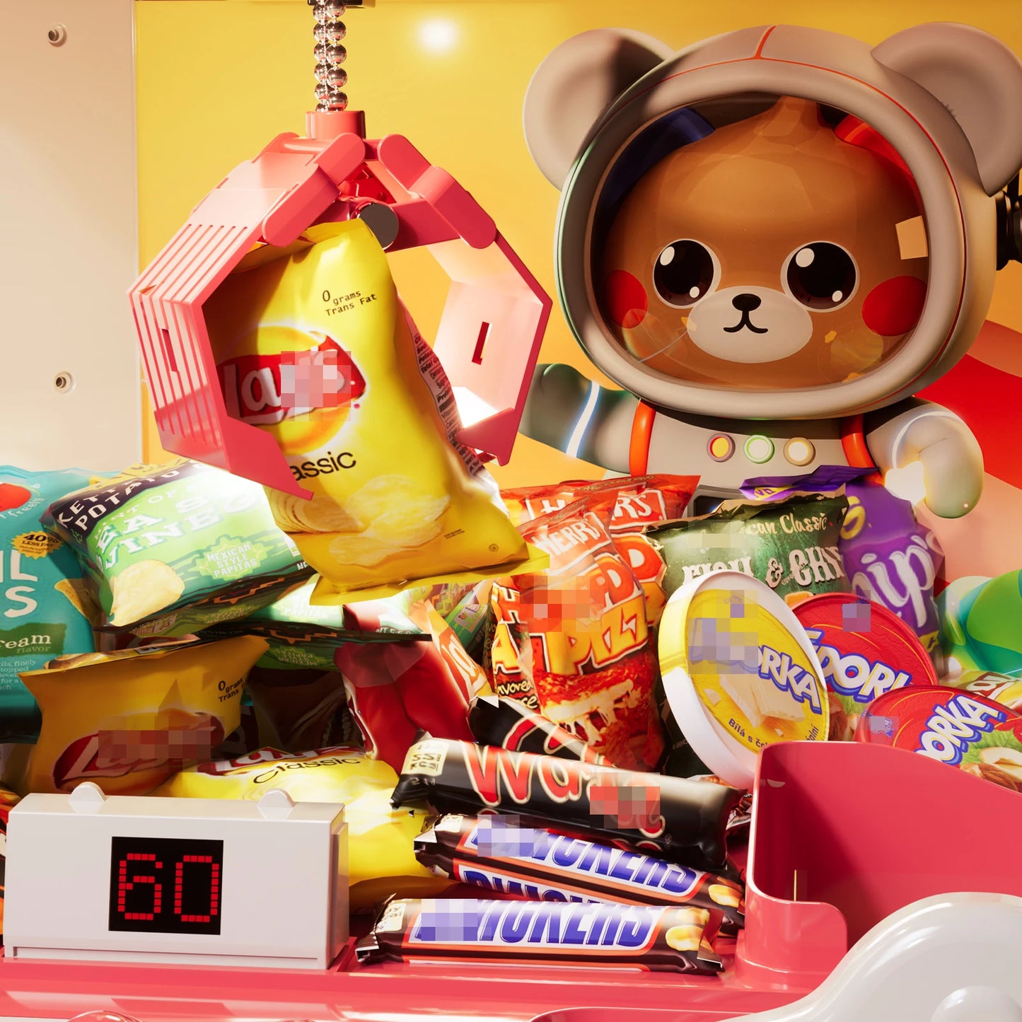 Doll Machine Claw Doll Machine Toys Kids Coin Play Game Mini Clip Doll Toys Machines Interactive Operated Birthday Gift Children