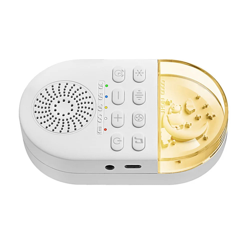 Baby Sleep Machine Portable Baby Sleep Sound Player 24 Soothing Sounds Sleeping Relaxation Rechargeable for Home Travel