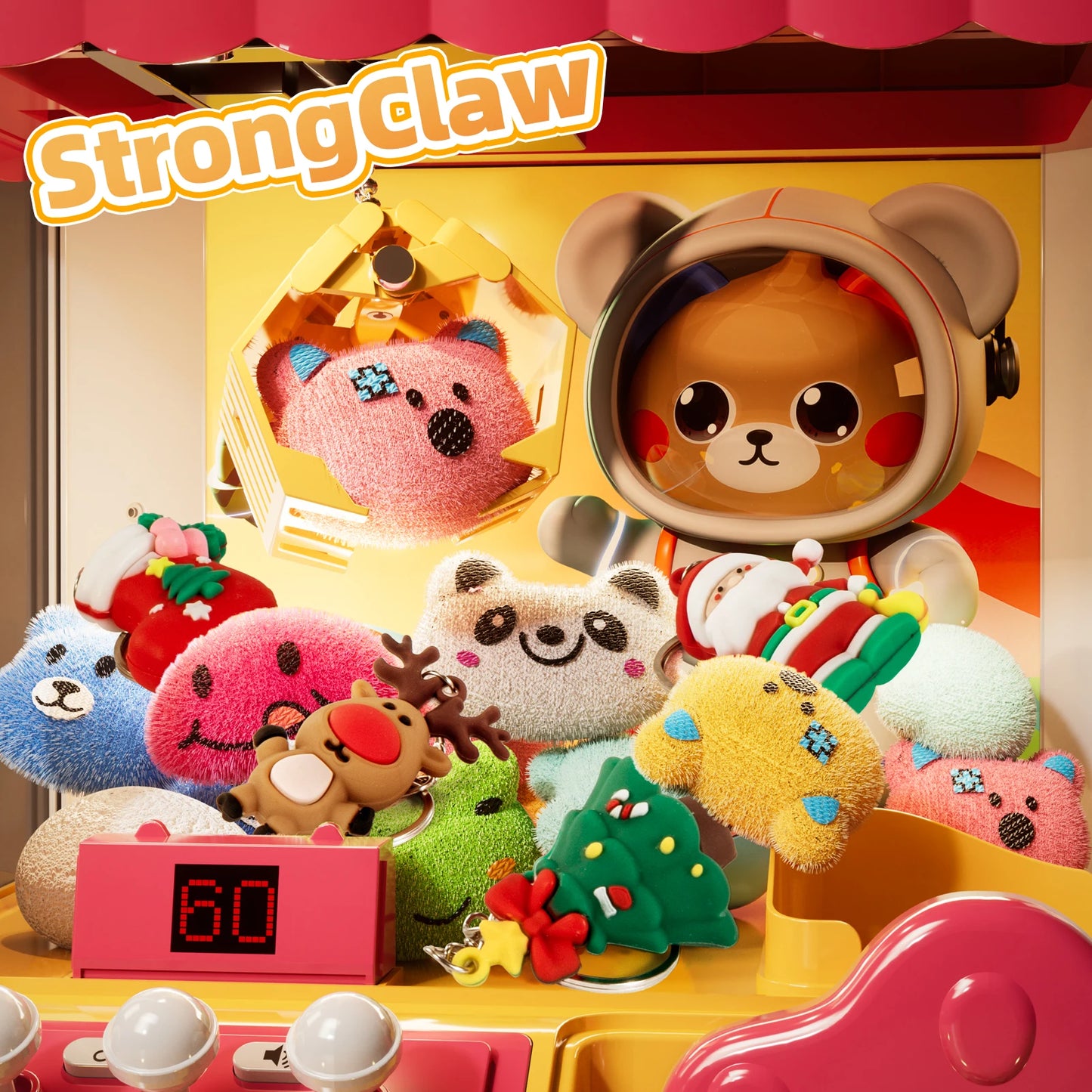 Doll Machine Claw Doll Machine Toys Kids Coin Play Game Mini Clip Doll Toys Machines Interactive Operated Birthday Gift Children