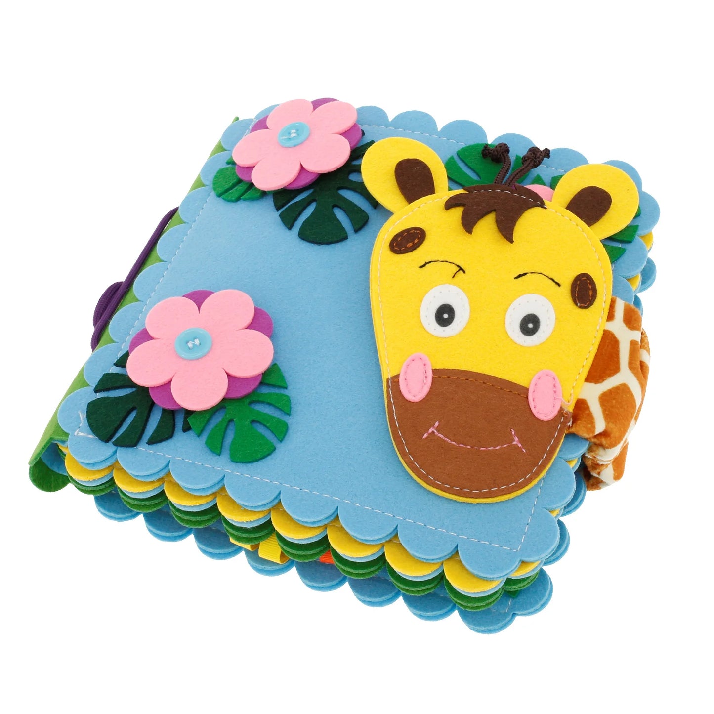 Toddlers Montessori Toys Busy Board Farm Animal Scene Storytelling Activity Toy Quiet Book Felt Activity Educational Sensory Toy