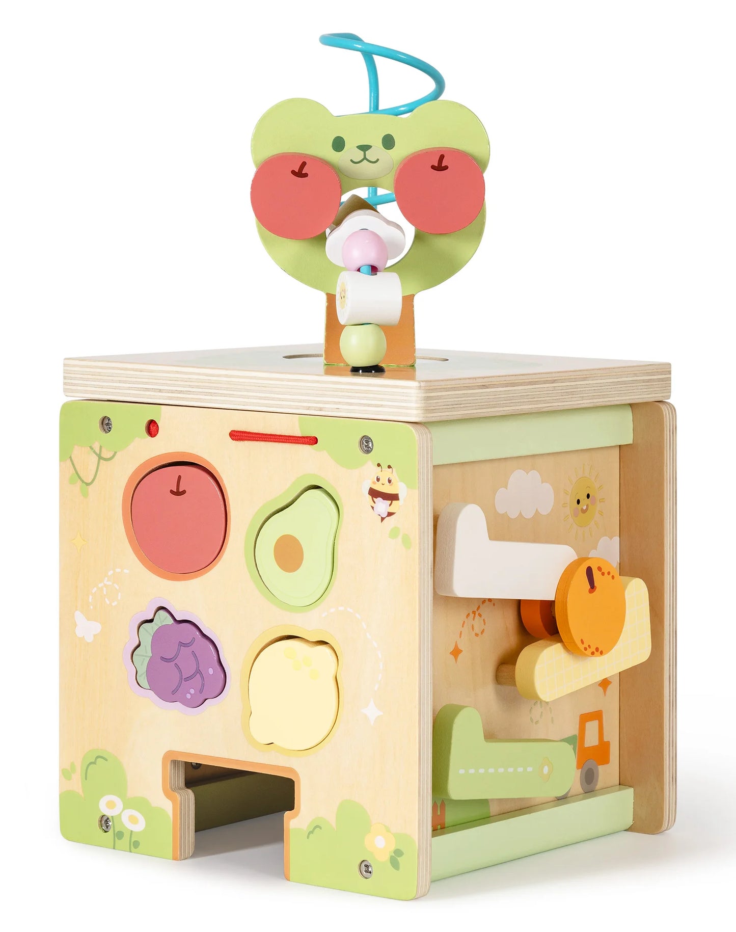 Robotime 13 in 1 and 9 in 1 Montessori Baby Activity Cube Baby Play Cube Toy with Educational Features Gift for Boys Girls 1 +