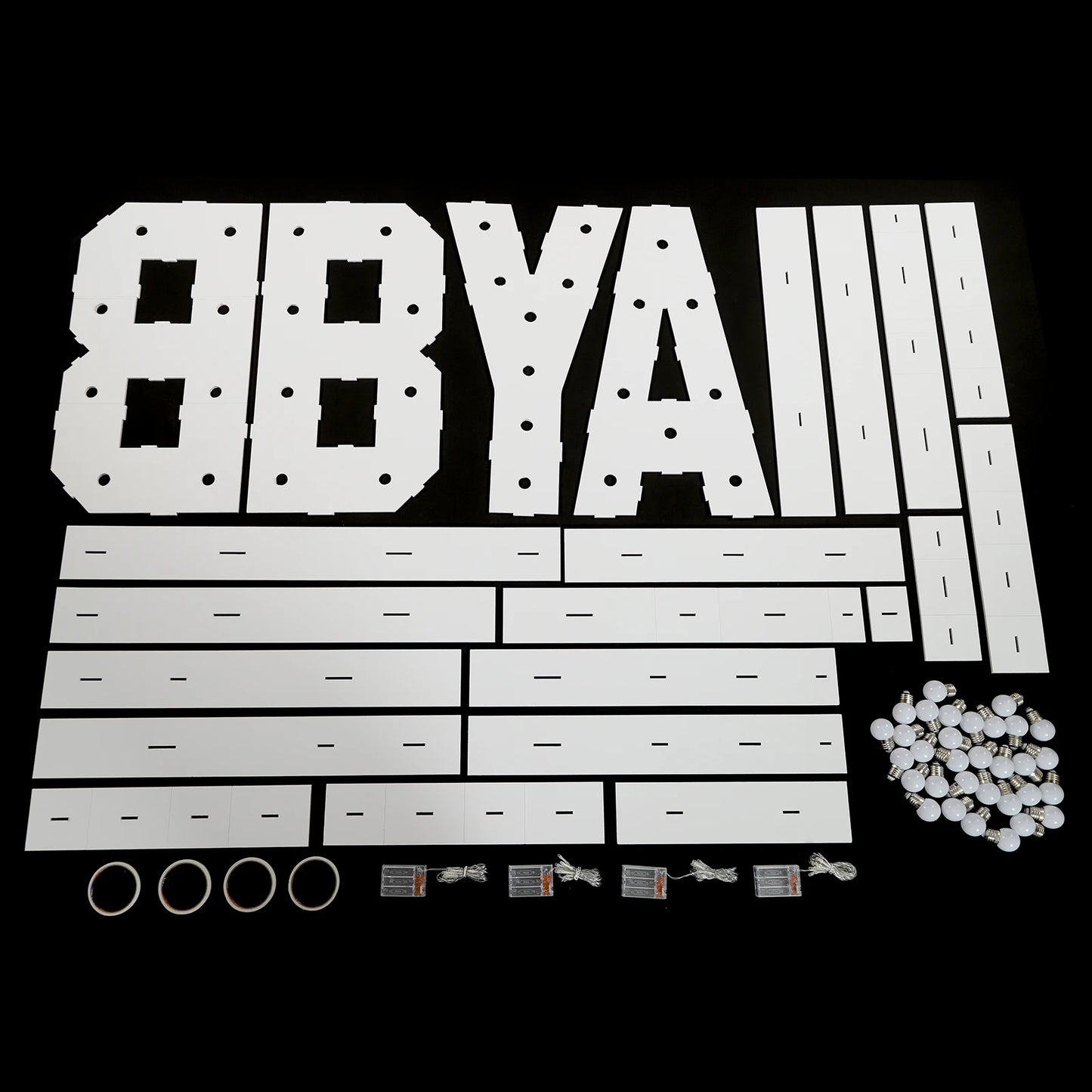 70CM Light Up Letters Party Decoration LED Letter Lights LED Letter Light For Baby Birthdays, Baby Showers, New Year