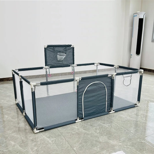 IMBABY Baby Playpen Indoor Baby Playground Park for Baby Corralito Basketball Baby Activity Gym Outdoor Play Groundbox Dry Pool
